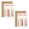 Christmas Candles - Set of 8 Cards
