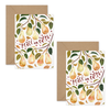 Christmas Pears - Set of 8 Cards