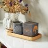 Indian Sandalwood Scented Candle - Black Clay