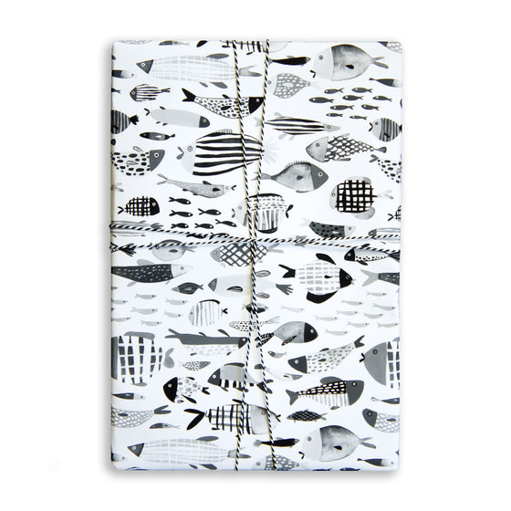 Gift Wrap Sheet - Freshwater Fish