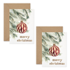 Stripe Bauble - Set of 8 Cards